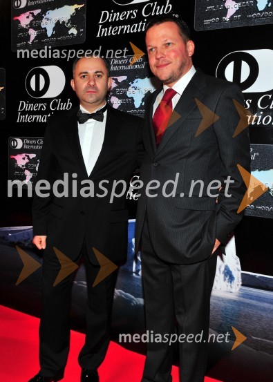 ... in Dejan Steinbuch, svetovalec uprave Styria Media International AGAl Gore v Sloveniji na zabavi Diners Black Card