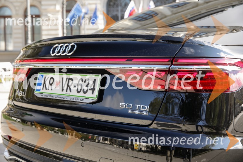 Audi A8, slovenska predstavitev