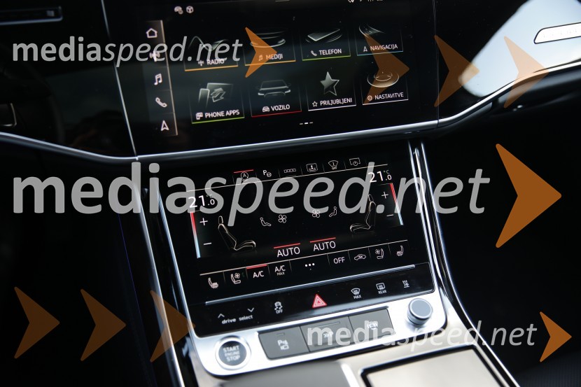 Audi A8, slovenska predstavitev