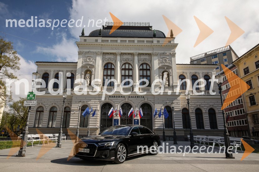 Audi A8, slovenska predstavitev