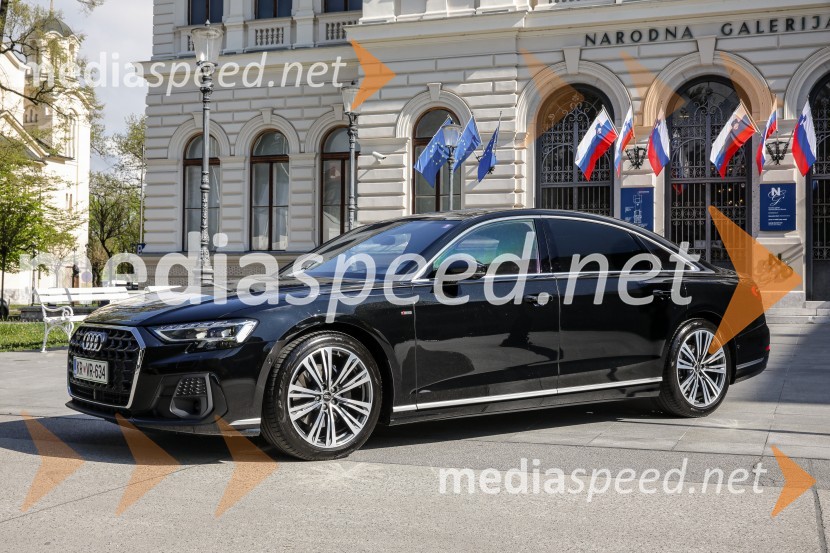 Audi A8, slovenska predstavitev