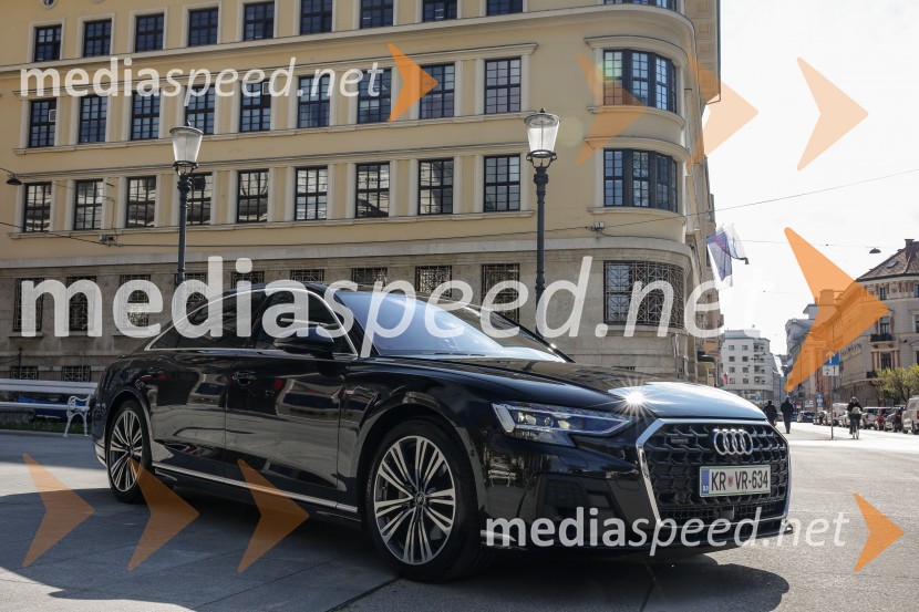 Audi A8, slovenska predstavitev