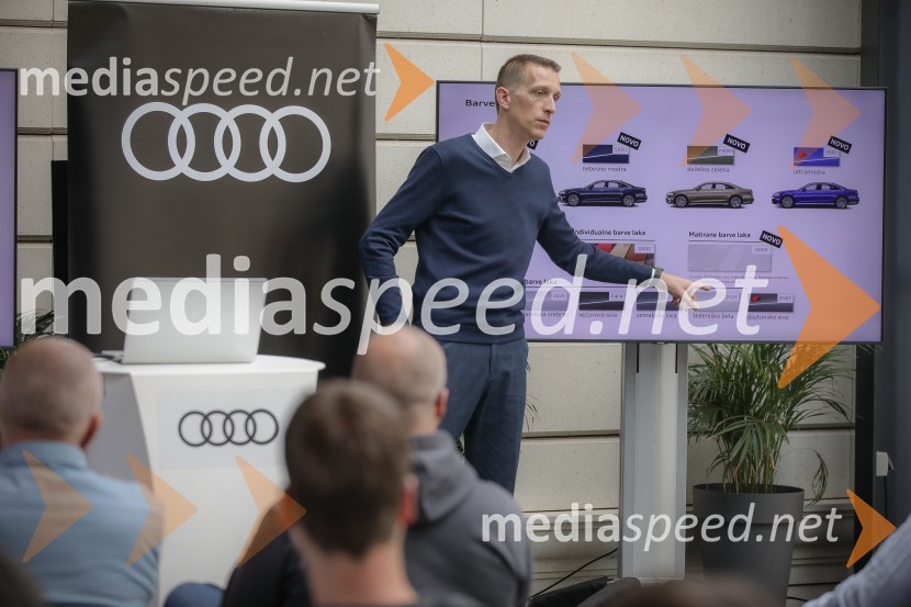 Audi A8, slovenska predstavitev