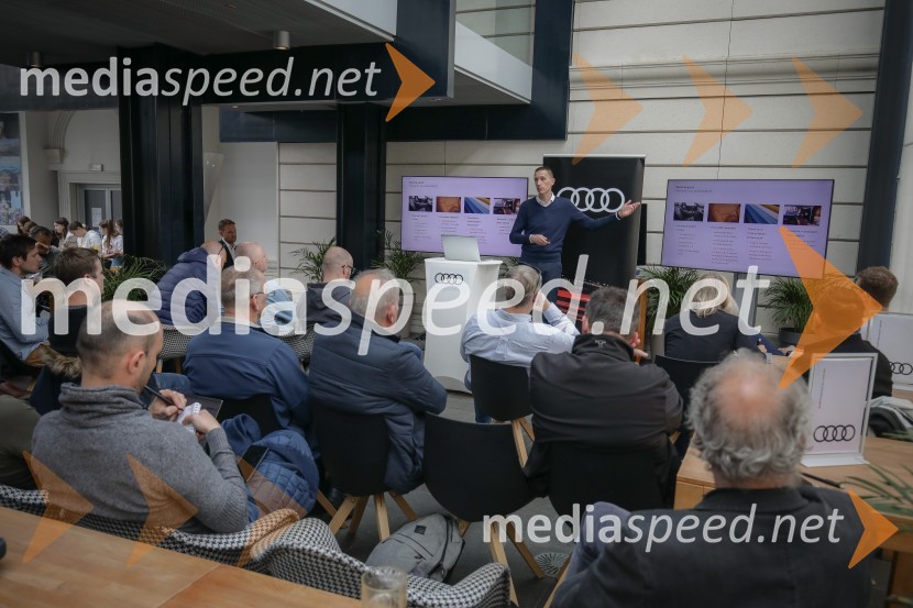 Audi A8, slovenska predstavitev