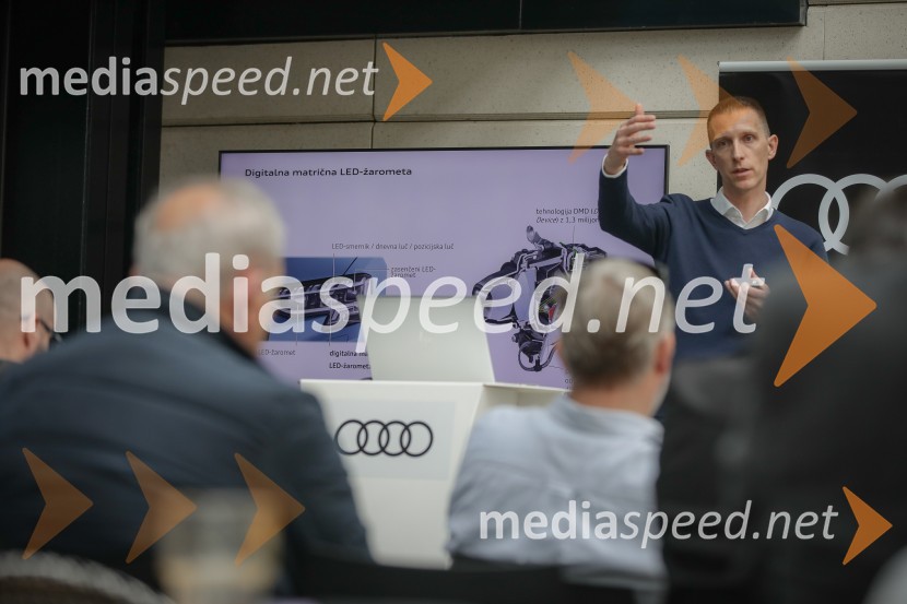 Audi A8, slovenska predstavitev