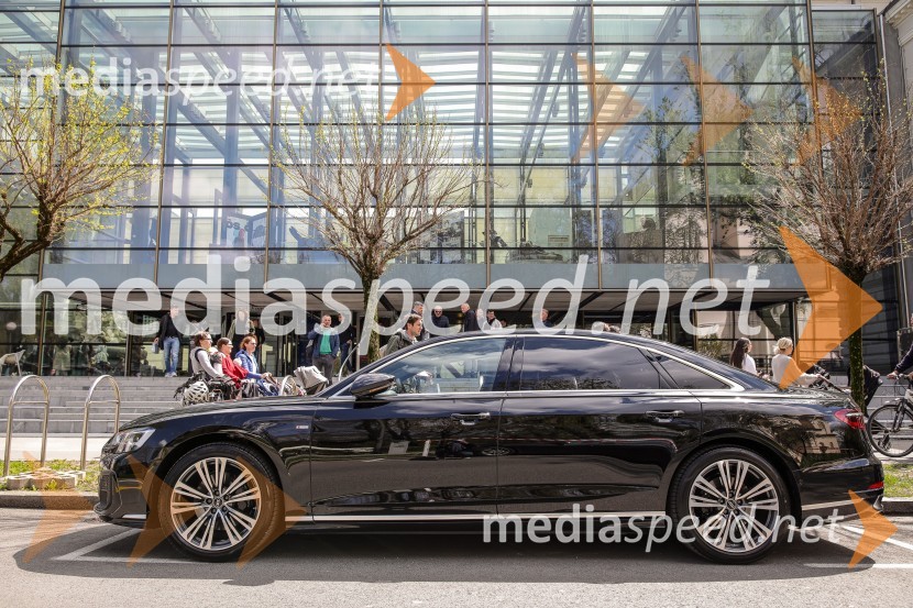 Audi A8, slovenska predstavitev