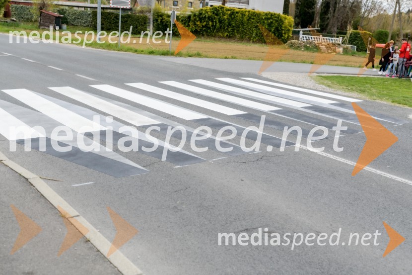 Tudi v občini Piran z novo 3D-zebro na šolski poti