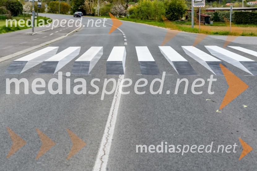 Tudi v občini Piran z novo 3D-zebro na šolski poti