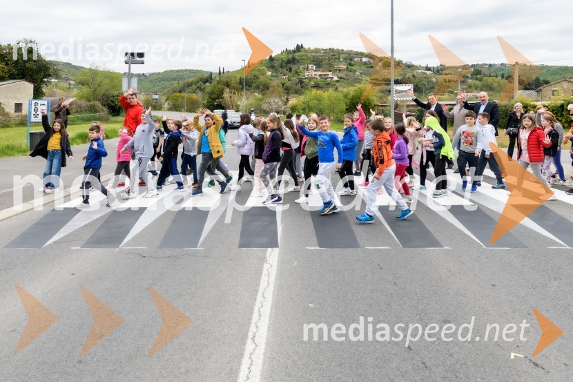 Tudi v občini Piran z novo 3D-zebro na šolski poti