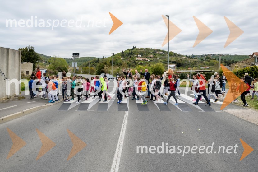 Tudi v občini Piran z novo 3D-zebro na šolski poti
