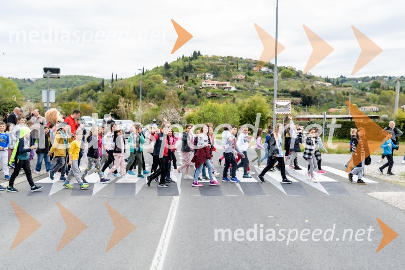 Tudi v občini Piran z novo 3D-zebro na šolski poti