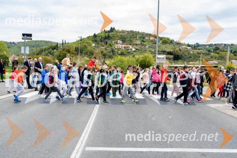Tudi v občini Piran z novo 3D-zebro na šolski poti