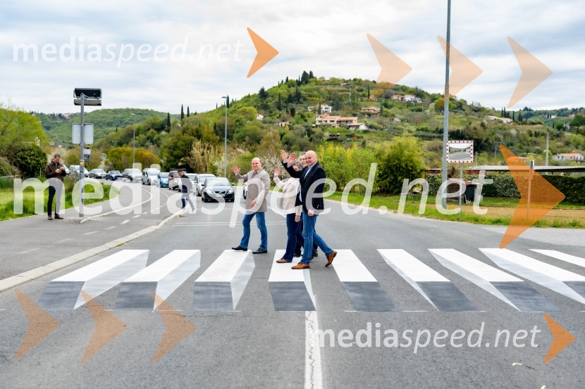 Tudi v občini Piran z novo 3D-zebro na šolski poti