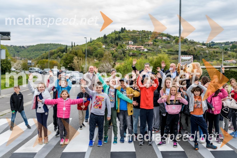 Tudi v občini Piran z novo 3D-zebro na šolski poti