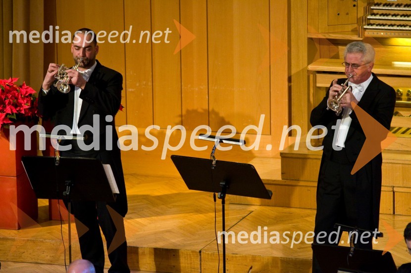 Matej Rihter in Stanko Arnold, trobentačaTradicionalni božični koncert Imago Sloveniae
