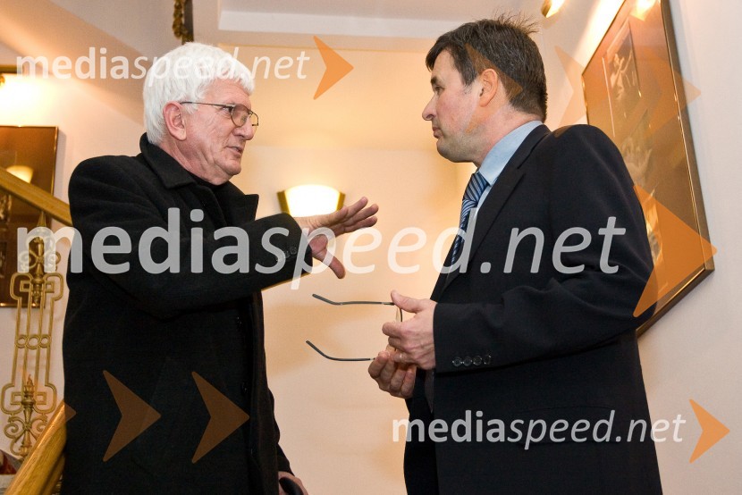 ..., režiser in Janoš Kern, organizator koncerta in direktor Imago SloveniaeTradicionalni božični koncert Imago Sloveniae