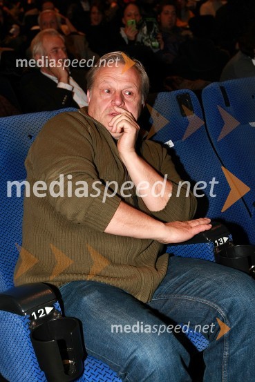 Pavle Ravnohrib, igralecVampir z Gorjancev, predpremiera filma