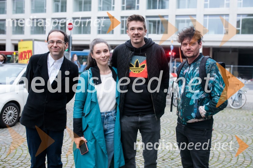  ... ;  Nataša Keser, igralka;  Vid  Greganovic, Projektni Manager, FABulatorij;  Primož Bezjak, igralec, plesalecMandićCirkus, premiera