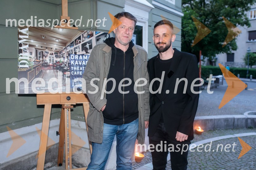  Jernej Lorenci, gledališki režiser;  Jernej Pristov, vodja službe za odnose z javnostmi SNG Drama LjubljanaMandićCirkus, premiera