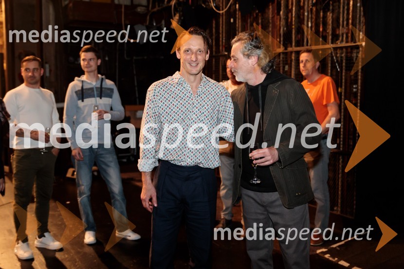  Marko  Mandić, igralec;  Bojan Jablanovec, režiserMandićCirkus, premiera