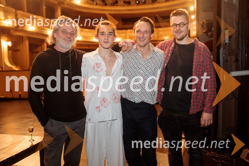  Bojan Jablanovec, režiser;  Voranc Mandić, igralec;  Marko Mandić, gledališki in filmski igralec;  Matej Stupica, scenografMandićCirkus, premiera