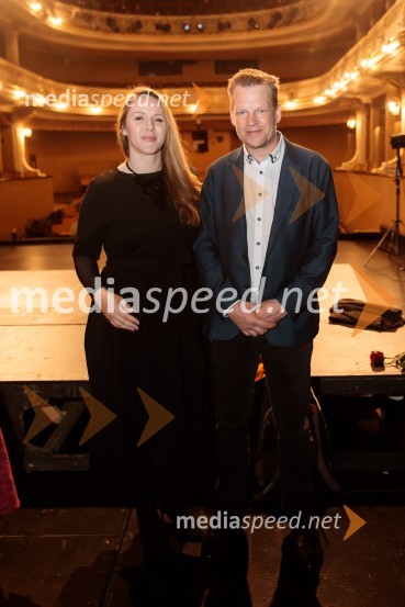 Barbara Svetek, vodja službe za marketing SNG Drama Ljubljana;  Luka Nabergoj, pomočnik v. d. ravnateljice SNG Drama LjubljanaMandićCirkus, premiera