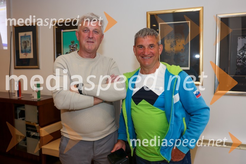  Marjan  Pušnik, nogometni trenerSlovenija - Madžarska, hokejska tekma, VIP