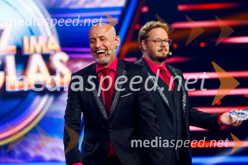  Peter Poles, televizijski voditelj;  Sašo Stare, stand up komik, voditeljZnan obraz ima svoj glas, 8. oddaja