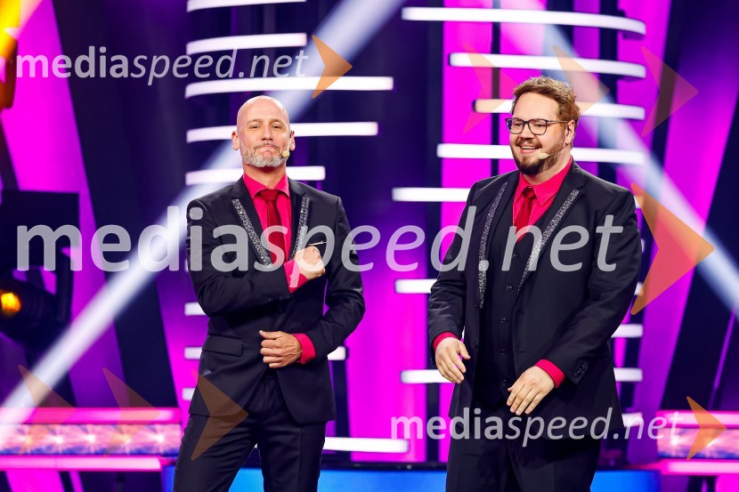  Peter Poles, televizijski voditelj;  Sašo Stare, stand up komik, voditeljZnan obraz ima svoj glas, 8. oddaja