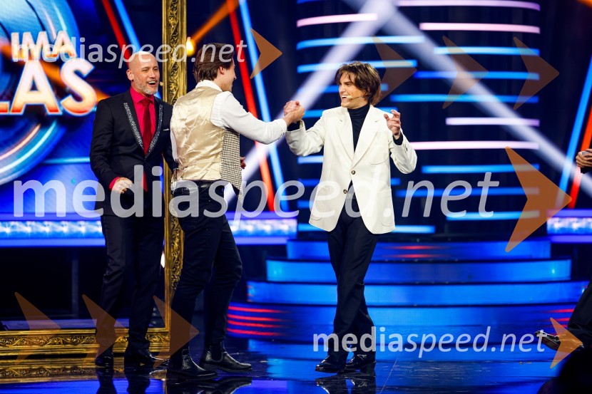  Peter Poles, televizijski voditelj;  Bojan Cvjetićanin, Joker Out;  Matevž Derenda, BooomZnan obraz ima svoj glas, 8. oddaja