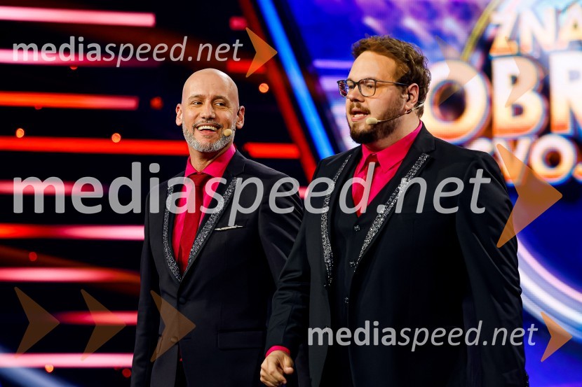  Peter Poles, televizijski voditelj;  Sašo Stare, stand up komik, voditeljZnan obraz ima svoj glas, 8. oddaja