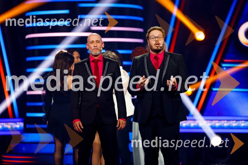  Peter Poles, televizijski voditelj;  Sašo Stare, stand up komik, voditeljZnan obraz ima svoj glas, 8. oddaja