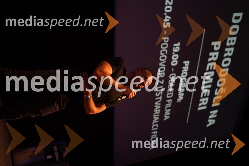  Damjan Vinter, voditeljInventura, premiera slovenskega filma v Maribox