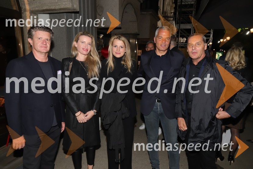  Marko Kolbl, lastnik Radia Center in direktor Europlakat;  Anita Kolbl;  Katja Arsenovič, direktorica Rožmarin Hospitality Group;  Aleksander Saša Arsenovič, župan, Mestna občina Maribor;  Danilo Rošker, direktor SNG MariborNe ti meni Alice, premiera avtorskega projekta, SNG Maribor