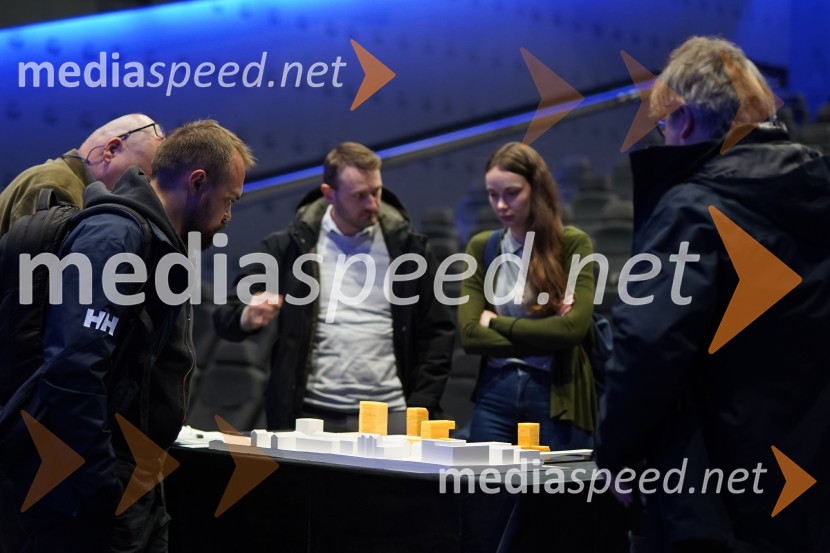 Šestim arhitekturnim birojem danes predstavljeno gradivo za ureditev območja »Levi breg«