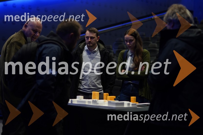 Šestim arhitekturnim birojem danes predstavljeno gradivo za ureditev območja »Levi breg«