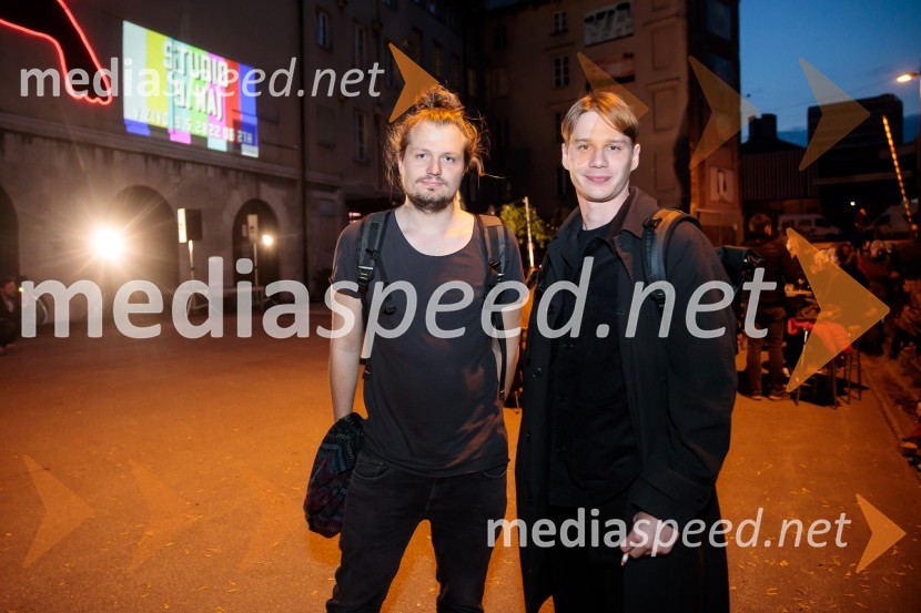  Žiga  Divjak, režiser;  Timon Šturbej, igralecDan zmage z Marcelom Štefančičem Jr