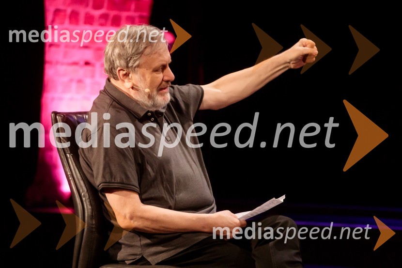 dr. Slavoj Žižek, filozofDan zmage z Marcelom Štefančičem Jr