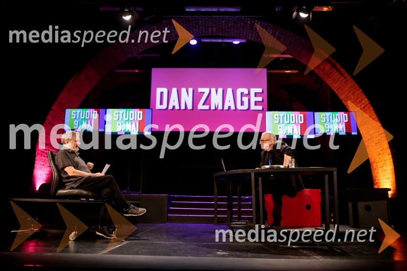 dr. Slavoj Žižek, filozof; mag. Marcel Štefančič ml., filmski kritik, publicist in TV voditeljDan zmage z Marcelom Štefančičem Jr