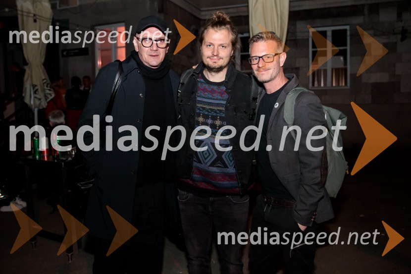  Goran Injac, umetniški vodja, Slovensko mladinsko gledališče;  Žiga  Divjak, režiser;  Tibor Mihelič Syed, direktor, Slovensko mladinsko gledališčeDan zmage z Marcelom Štefančičem Jr