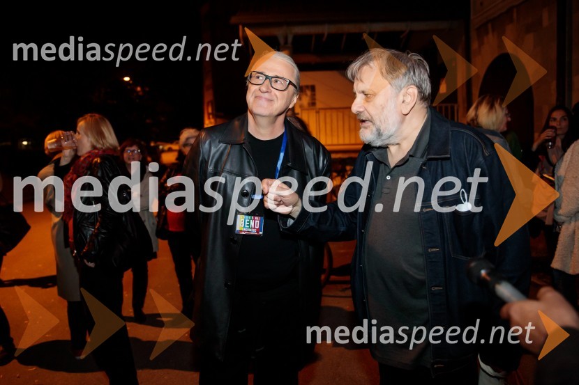 mag. Marcel Štefančič ml., filmski kritik, publicist in TV voditelj; dr. Slavoj Žižek, filozofDan zmage z Marcelom Štefančičem Jr