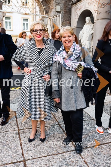  Metka  Premerl, slavistka;  Irena  Butoln, germanistkaOtvoritev nove strehe v Poletnem gledališču Križank