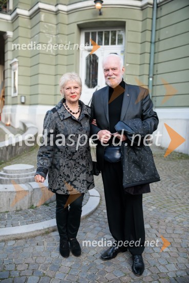  Radmila Gorjanc;  Marko Gorjanc, nekdanji ravnatelj/pomočnik ravnatelja SNG Drama LjubljanaVeliki diktator, premiera drame
