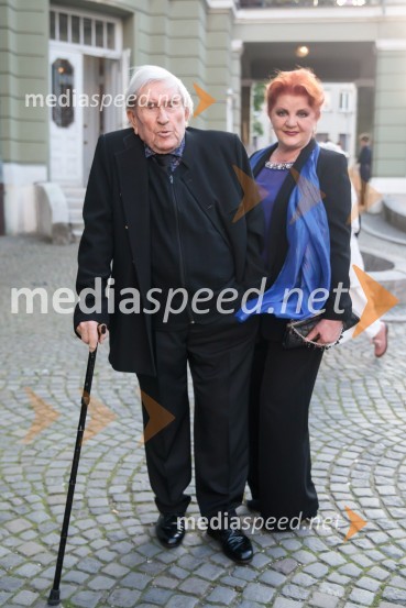  Jurij  Souček, igralec;  Milena  Morača, operna pevkaVeliki diktator, premiera drame