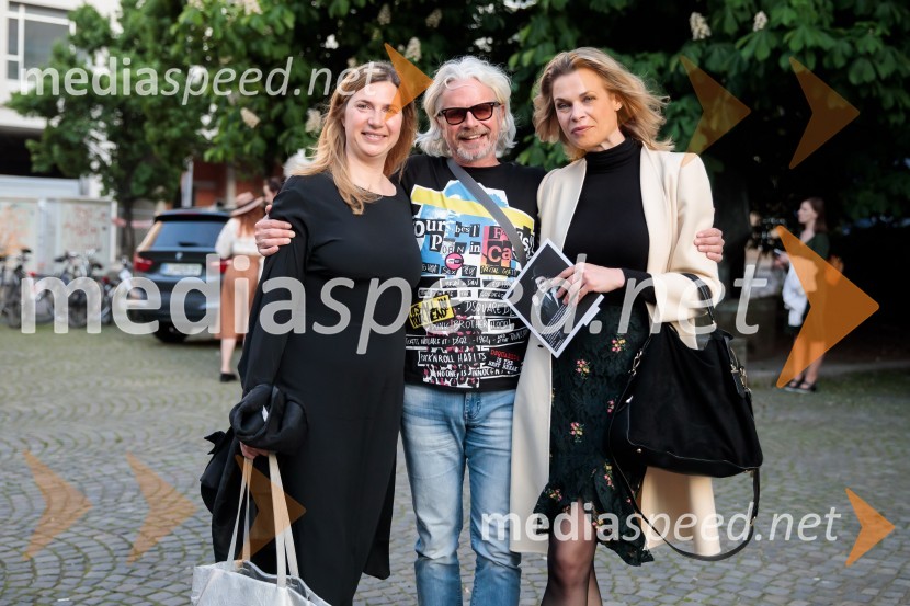  Barbara Čepirlo Čičigoj, odnosi z javnostjo Opera in Balet Ljubljana;  Jadran Čičigoj; dr. Tinkara Srnovršnik, ginekologinjaVeliki diktator, premiera drame