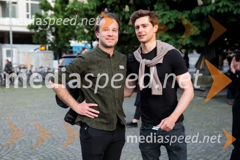  Nik  Škrlec, igralec;  Matej Zemljič, igralecVeliki diktator, premiera drame