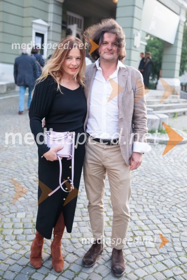  Karmen Štular Sotošek;  Peter Sotošek Štular, nekdanji direktor SNG Opera in balet LjubljanaVeliki diktator, premiera drame