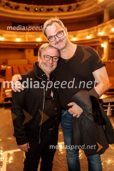  Bojan Emeršič, igralec;  Jurij  Zrnec, igralecVeliki diktator, premiera drame