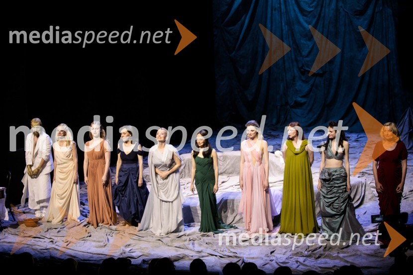  Jernej Gašperin, igralec;  Tjaša  Železnik, igralka;  Julita Kropec, igralka;  Mirjam Korbar, igralka;  Tanja Ribič, igralka;  Viktorija Bencik Emeršič, igralka;  Ajda Smrekar, igralka;  Tina Potočnik Vrhovnik, igralka;  Veronika Železnik, igralka;  Judita Zidar, igralkaJunakinje, premiera drame