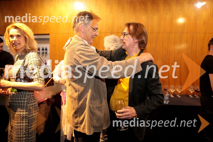   Igor  Samobor, igralec;  Aleksandar  Popovski, režiser, umetniški direktor Drame SNG MariborJunakinje, premiera drame